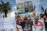Tunisian Lawyers Protest Israeli War On Gaza In Tunis
