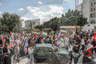 Tunisian Lawyers Protest Israeli War On Gaza In Tunis