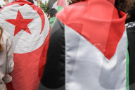 Tunisian Lawyers Protest Israeli War On Gaza In Tunis