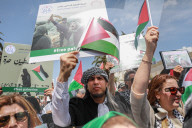 Tunisian Lawyers Protest Israeli War On Gaza In Tunis