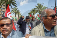 Tunisian Lawyers Protest Israeli War On Gaza In Tunis
