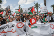 Tunisian Lawyers Protest Israeli War On Gaza In Tunis