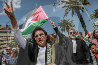 Tunisian Lawyers Protest Israeli War On Gaza In Tunis