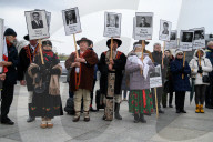 "Portraits March" During The 15th Anniversary Of The Presidential Plane Crash In Smolensk.