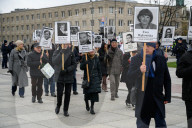 "Portraits March" During The 15th Anniversary Of The Presidential Plane Crash In Smolensk.