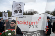 "Portraits March" During The 15th Anniversary Of The Presidential Plane Crash In Smolensk.