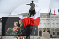 "Portraits March" During The 15th Anniversary Of The Presidential Plane Crash In Smolensk.