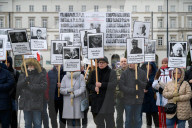 "Portraits March" During The 15th Anniversary Of The Presidential Plane Crash In Smolensk.