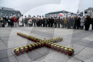 "Portraits March" During The 15th Anniversary Of The Presidential Plane Crash In Smolensk.