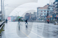 Rainfall In Kathmandu, Nepal