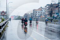 Rainfall In Kathmandu, Nepal