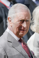 King Of The United Kingdom Charles III And Queen Camilla Arrive At Piazza San Francesco During The State Visit To The Republic Of Italy In Ravenna