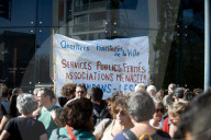 Toulouse: Protest Against The Closure Of A Public Library In Deprived Neighborhood