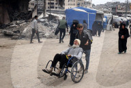 Palestinians Flee Again After Israel's Attacks On Gaza 