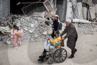 Palestinians Flee Again After Israel's Attacks On Gaza 