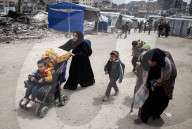 Palestinians Flee Again After Israel's Attacks On Gaza 