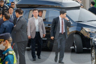 Ousted Ex-President Yoon Suk-yeol Leaves Official Residence, Greets Supporters