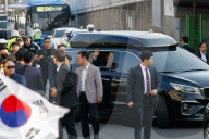 Ousted Ex-President Yoon Suk-yeol Leaves Official Residence, Greets Supporters