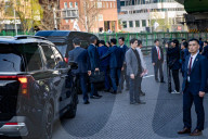 Ousted Ex-President Yoon Suk-yeol Leaves Official Residence, Greets Supporters