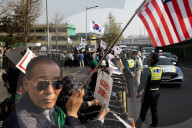 Ousted Ex-President Yoon Suk-yeol Leaves Official Residence, Greets Supporters