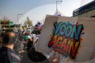 Ousted Ex-President Yoon Suk-yeol Leaves Official Residence, Greets Supporters