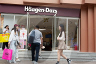 Storefront In Shanghai As China Raises Tariffs On US Goods