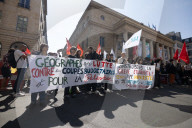 Demonstration Against The Budget Cuts Of Arts And Cuture, In Paris, France