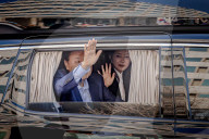 Ousted Ex-President Yoon Suk-yeol Leaves Official Residence, Greets Supporters