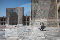 Historic Sites And Tourism In Samarkand, Uzbekistan