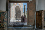 Historic Sites And Tourism In Samarkand, Uzbekistan