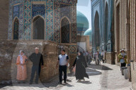 Historic Sites And Tourism In Samarkand, Uzbekistan