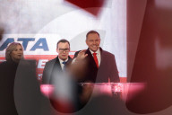 Polish Presidential Elections Campaign Underway In Konskie, Poland