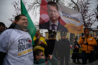 Polish Presidential Elections Campaign Underway In Konskie, Poland