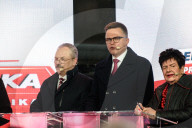 Polish Presidential Elections Campaign Underway In Konskie, Poland