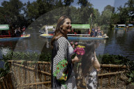 Flower Festival Of The Ejido In Xochimilco, Mexico, Stands In Solidarity With Palestine