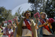Flower Festival Of The Ejido In Xochimilco, Mexico, Stands In Solidarity With Palestine