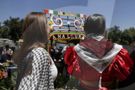 Flower Festival Of The Ejido In Xochimilco, Mexico, Stands In Solidarity With Palestine