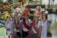 Flower Festival Of The Ejido In Xochimilco, Mexico, Stands In Solidarity With Palestine