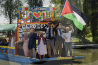 Flower Festival Of The Ejido In Xochimilco, Mexico, Stands In Solidarity With Palestine