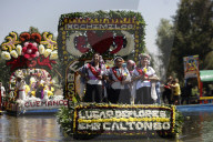 Flower Festival Of The Ejido In Xochimilco, Mexico, Stands In Solidarity With Palestine