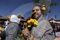 Flower Festival Of The Ejido In Xochimilco, Mexico, Stands In Solidarity With Palestine