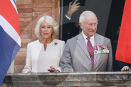 Intestazione: King Of The United Kingdom Charles III And Queen Camilla Rrive At Piazza Del Popolo For The State Visit To The Republic Of Italy In Ravenna