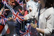 Intestazione: King Of The United Kingdom Charles III And Queen Camilla Rrive At Piazza Del Popolo For The State Visit To The Republic Of Italy In Ravenna