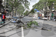 Strong Wind Orange Alert ? in China