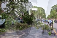 Strong Wind Orange Alert ? in China