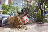 Strong Wind Orange Alert ? in China