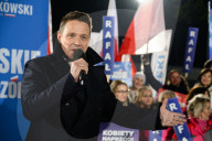 Warsaw Mayor Rafal Trzaskowski Rallies After A TV Debate