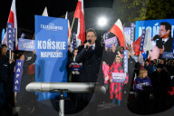 Warsaw Mayor Rafal Trzaskowski Rallies After A TV Debate