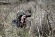 Ukraine civilians train for national resistance in Kharkiv region