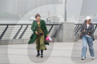 Cold High Winds Sweep Shanghai